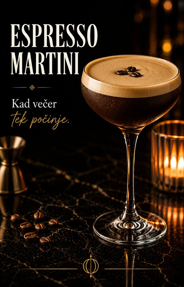 Espresso Martini - kad večer tek počinje